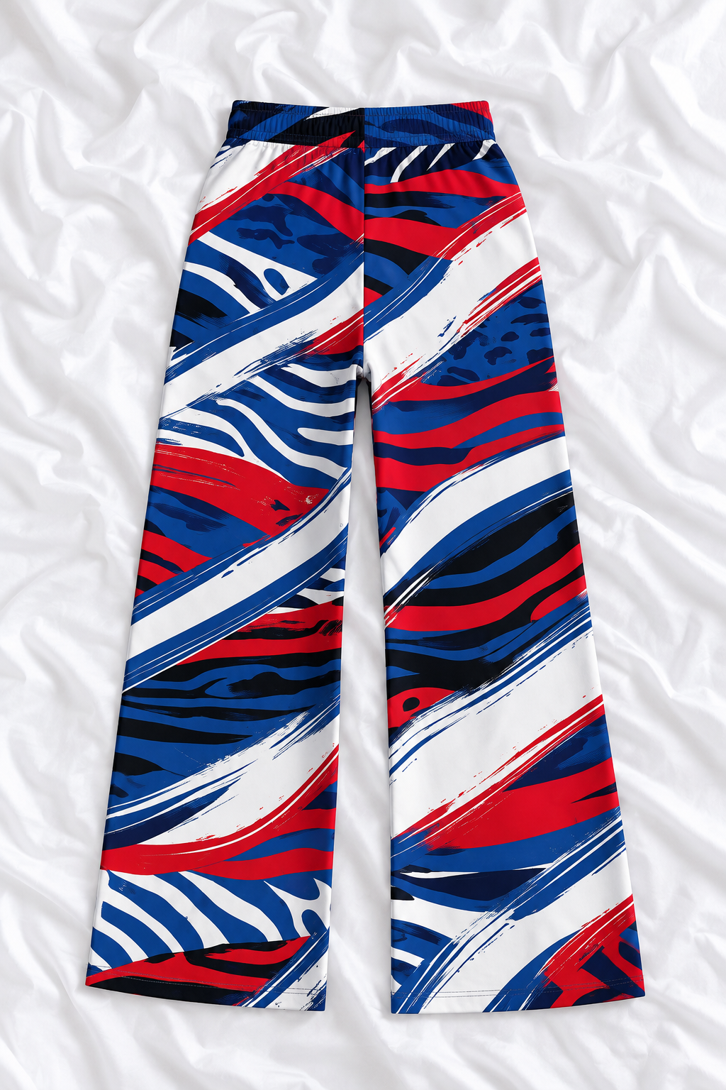 Buffalo Wide Leg Pants, Football Game Day Pants, High Waisted Flare Pants, Women’s Tailgate Outfit
