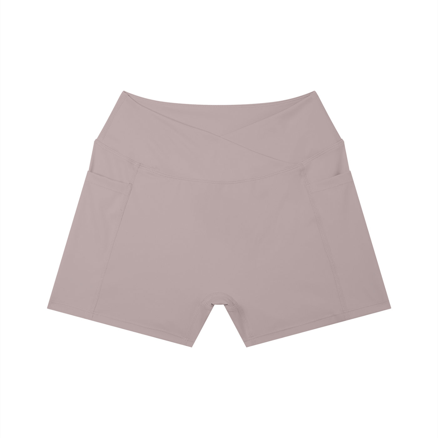 Women's High Rise Pocket Biker Shorts | Athletic Performance Workout Shorts