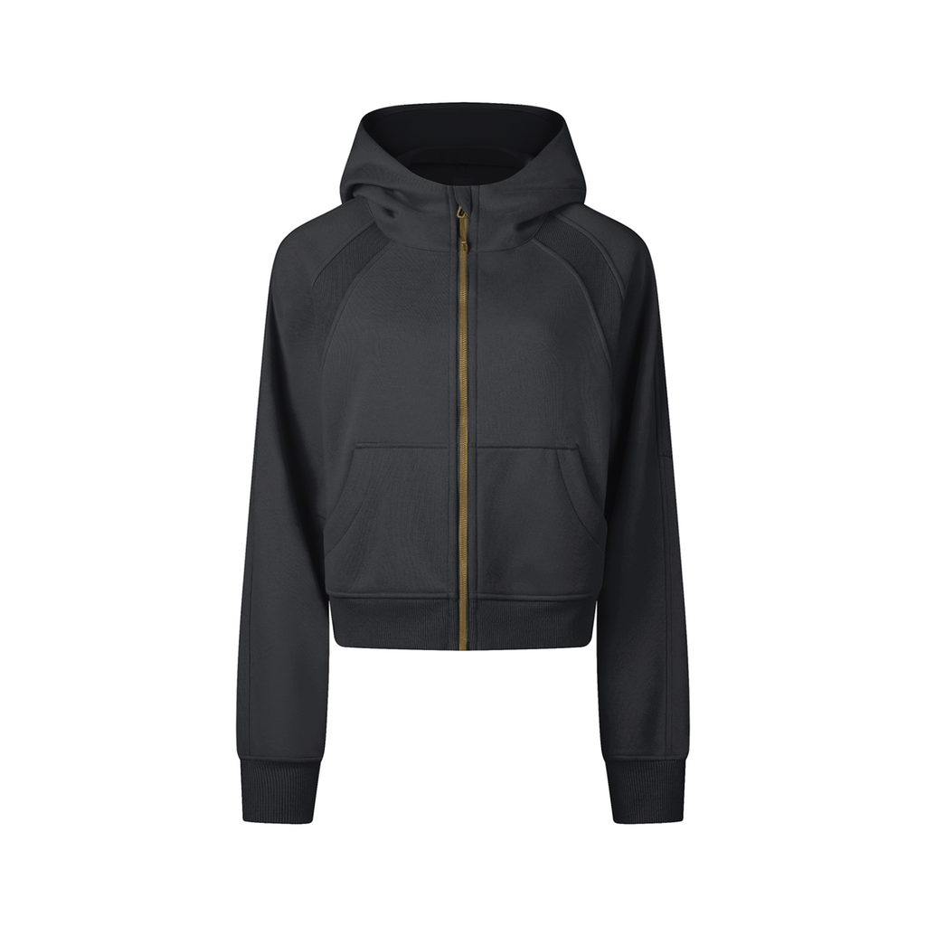 Women's Full Zip Hoodie | Lightweight Athletic Activewear Jacket