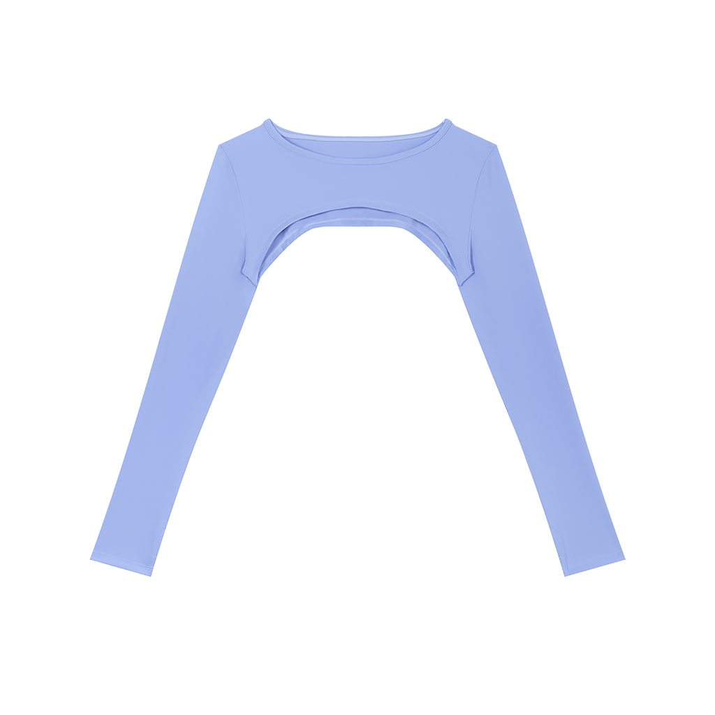 Women's Cutout Long Sleeve Shrug | Lightweight Athletic Performance Cover Up