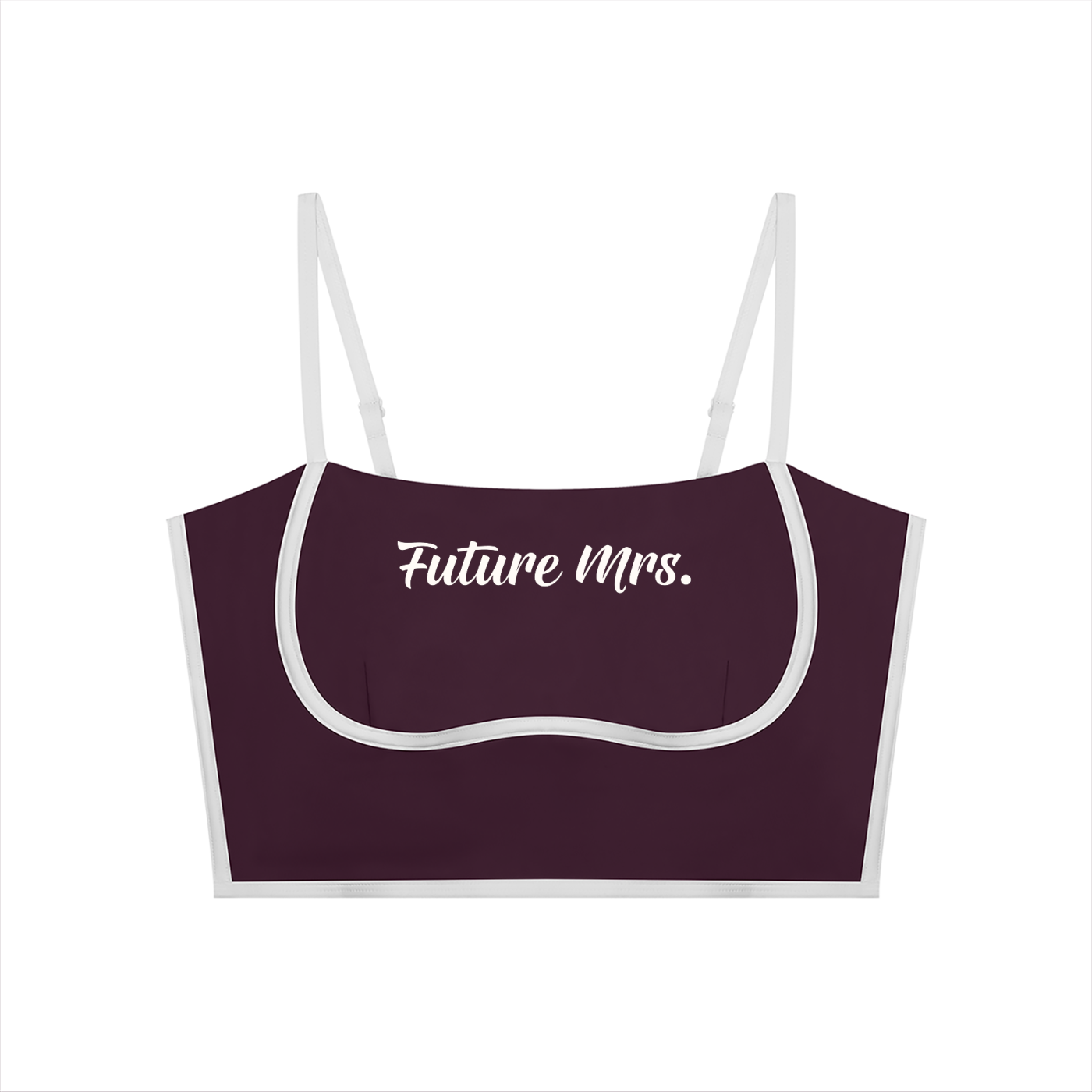 Future Mrs. Women's Padded Sports Bra | Supportive Bridal Activewear