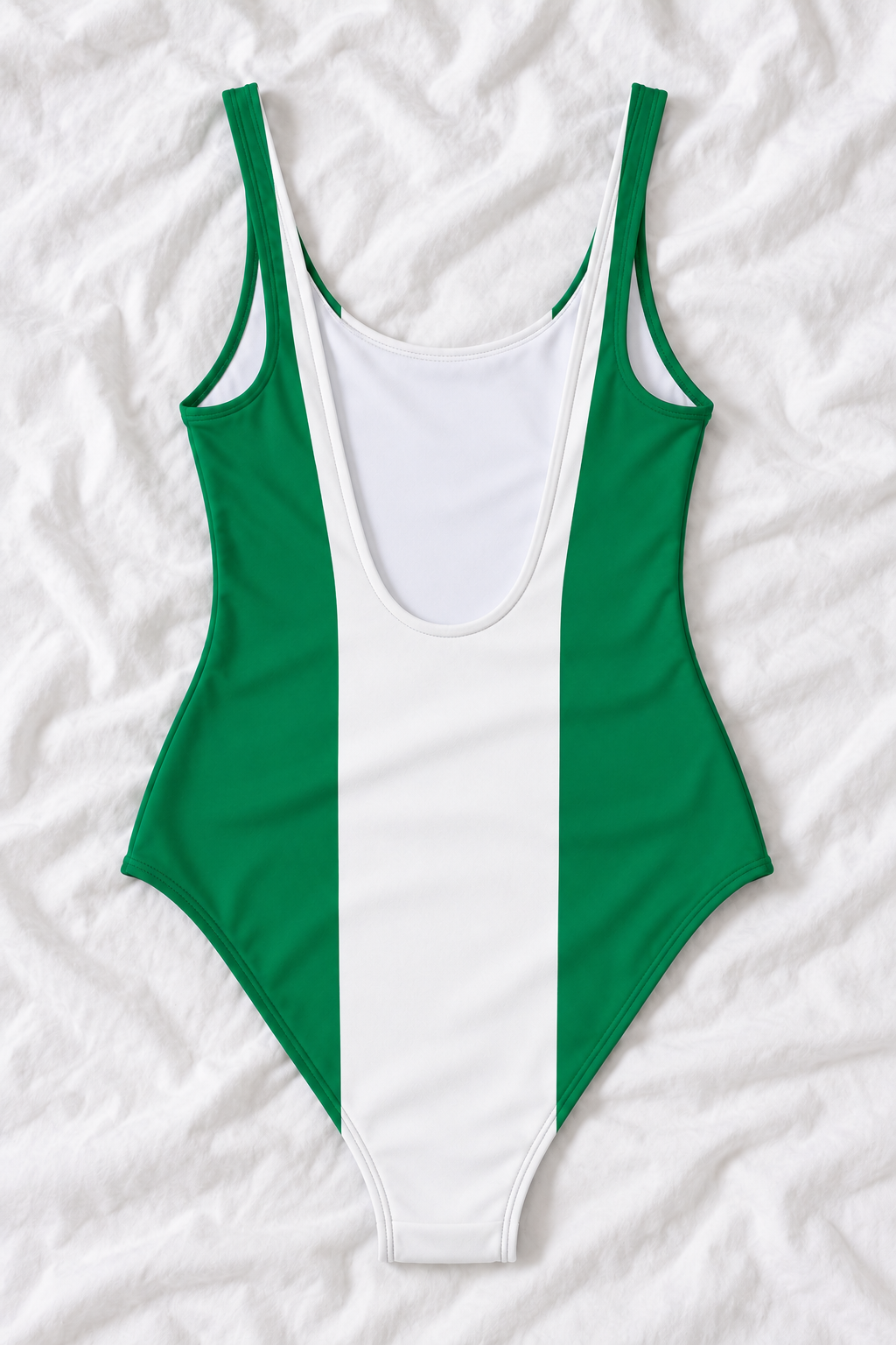 Nigeria Flag One-Piece Swimsuit – Women’s Nigerian Flag Swimwear