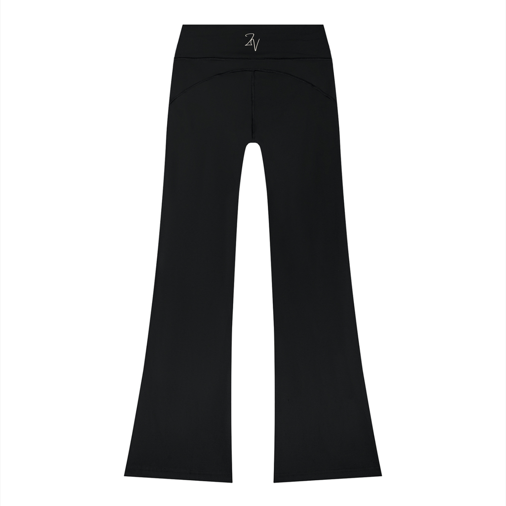 Women's Flared Drawstring Leggings | High Rise Performance Yoga Pants