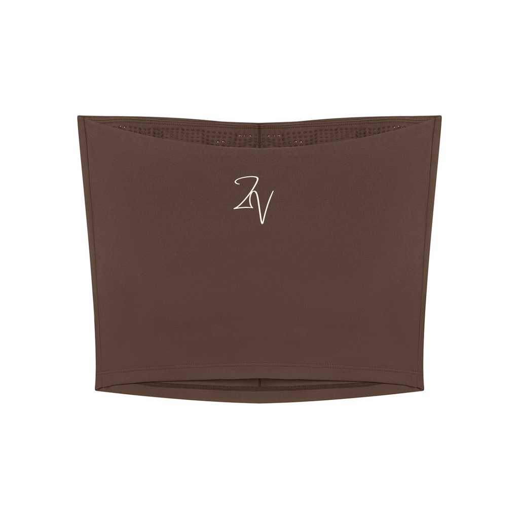 Women's Cropped Tube Top | Built-In Padded Bandeau Top