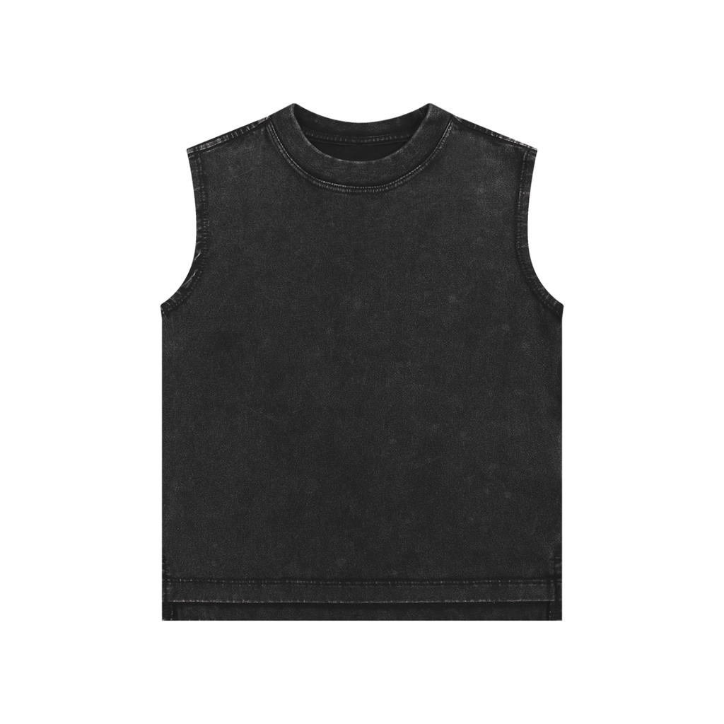 Snow Washed Kids Tank Top | Vintage Cotton Sleeveless Shirt
