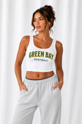 Green Bay Football Cropped Tank Top