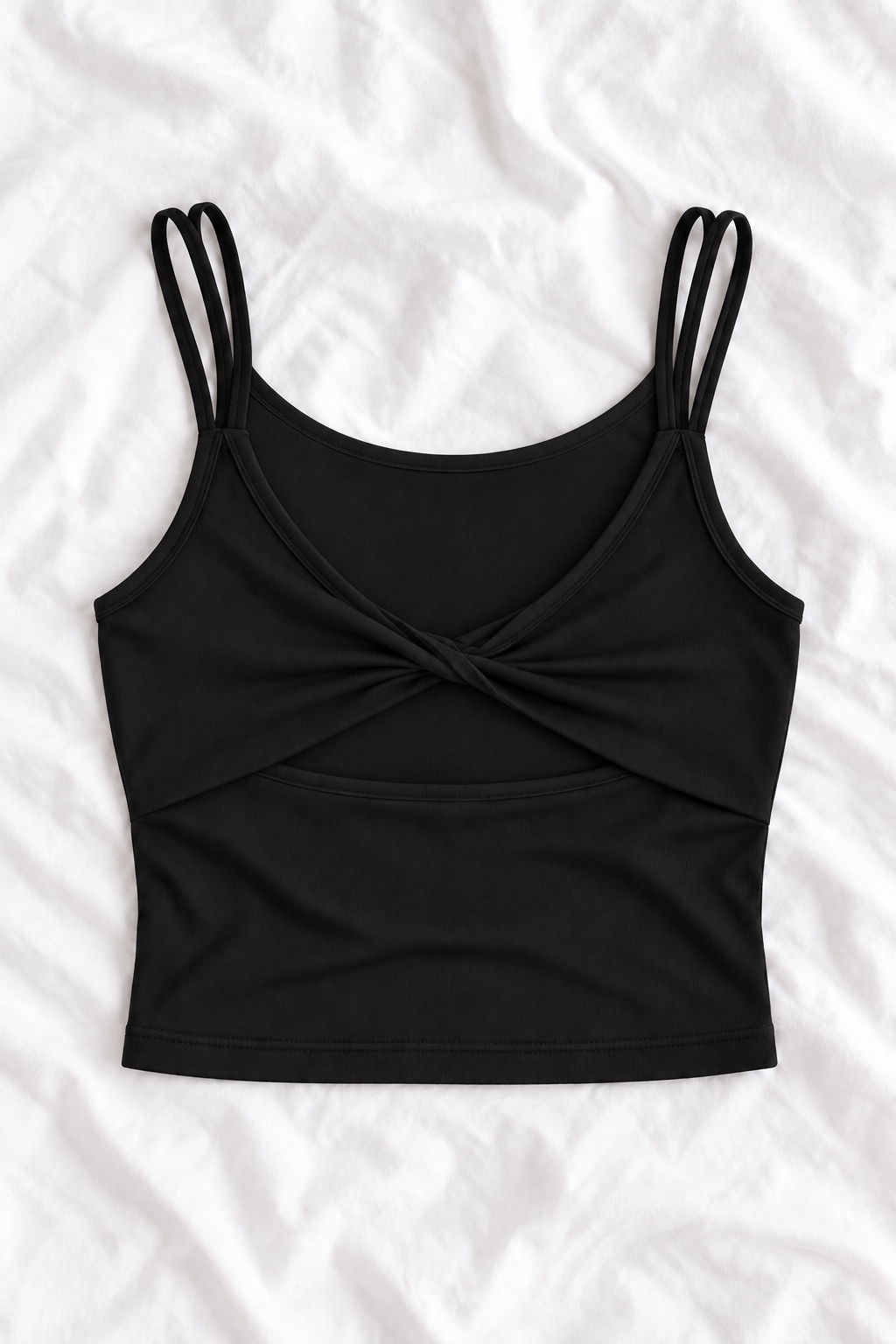Carolina Football Double-Strap Twist-Back Crop Tank – Women’s Game Day Top