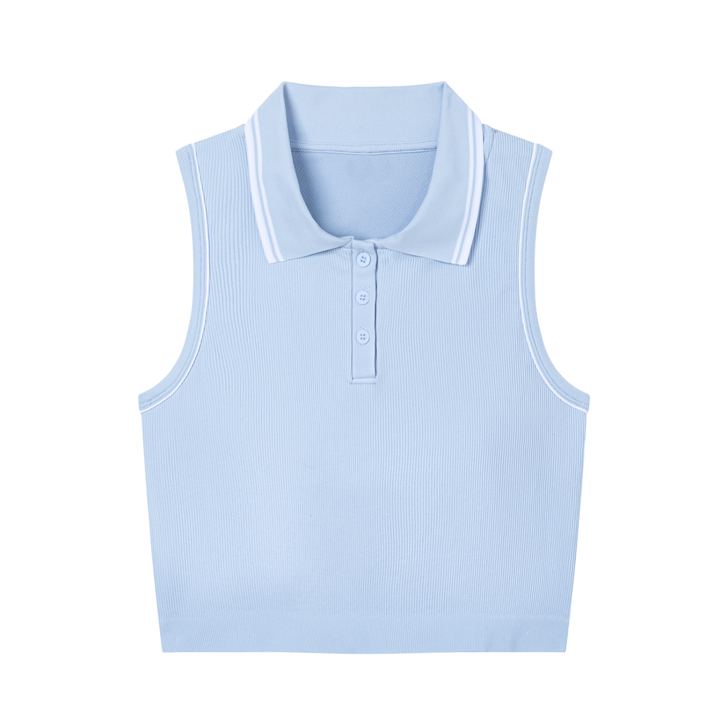 Women's Polo Tank Top | Sleeveless Athletic Performance Shirt