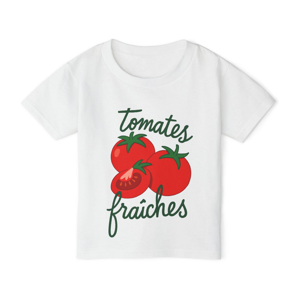 Toddler T-Shirt — "Tomates Fraîches" Cute Tomato Graphic