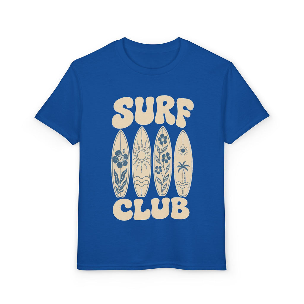 Youth T-Shirt — "Surf Club" Retro Surfboard Graphic