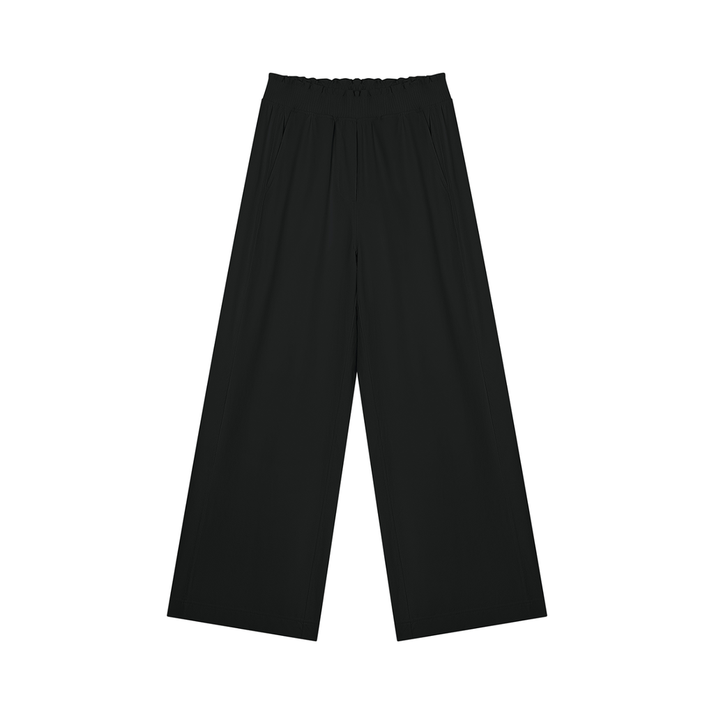 Women's High Rise Wide Leg Pants | Stretch Athleisure Lounge Pants