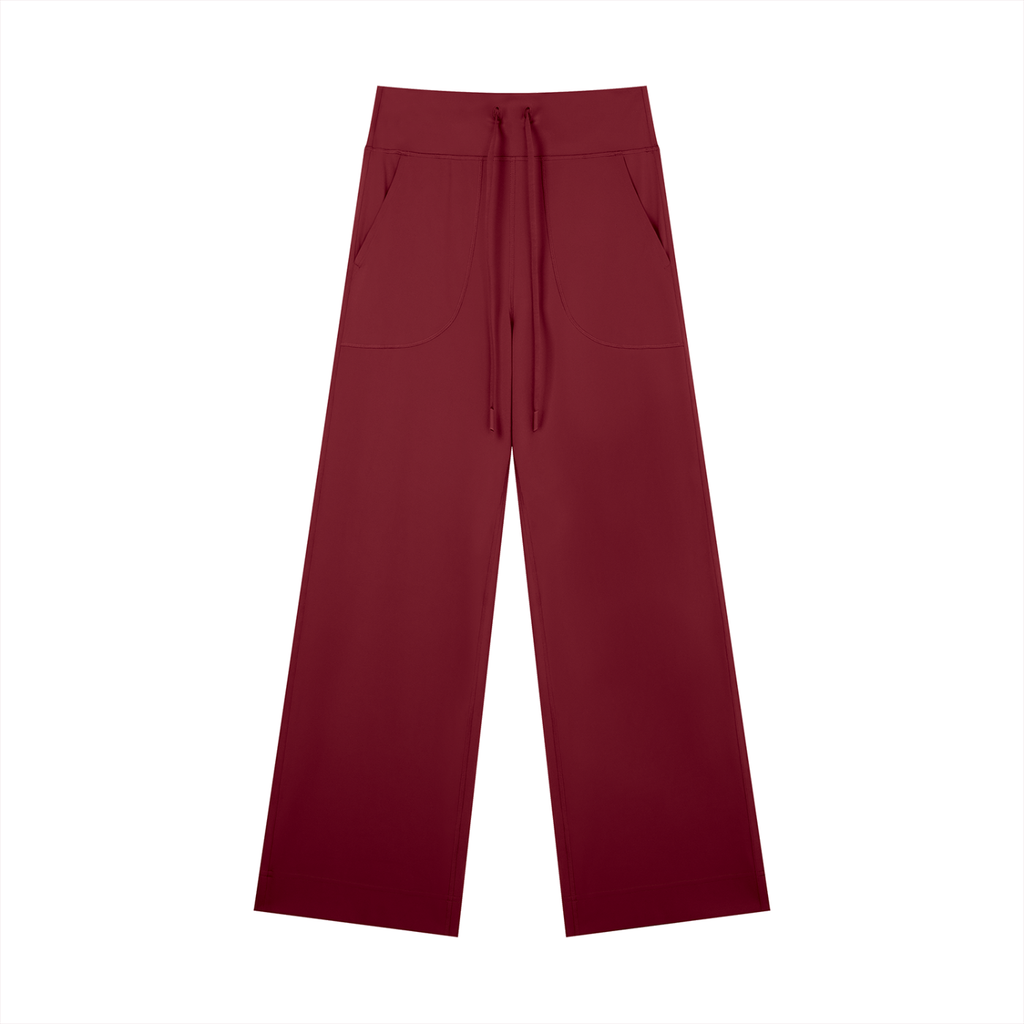 Women's High Rise Straight Leg Lounge Pants | Soft Comfort Everyday Pants