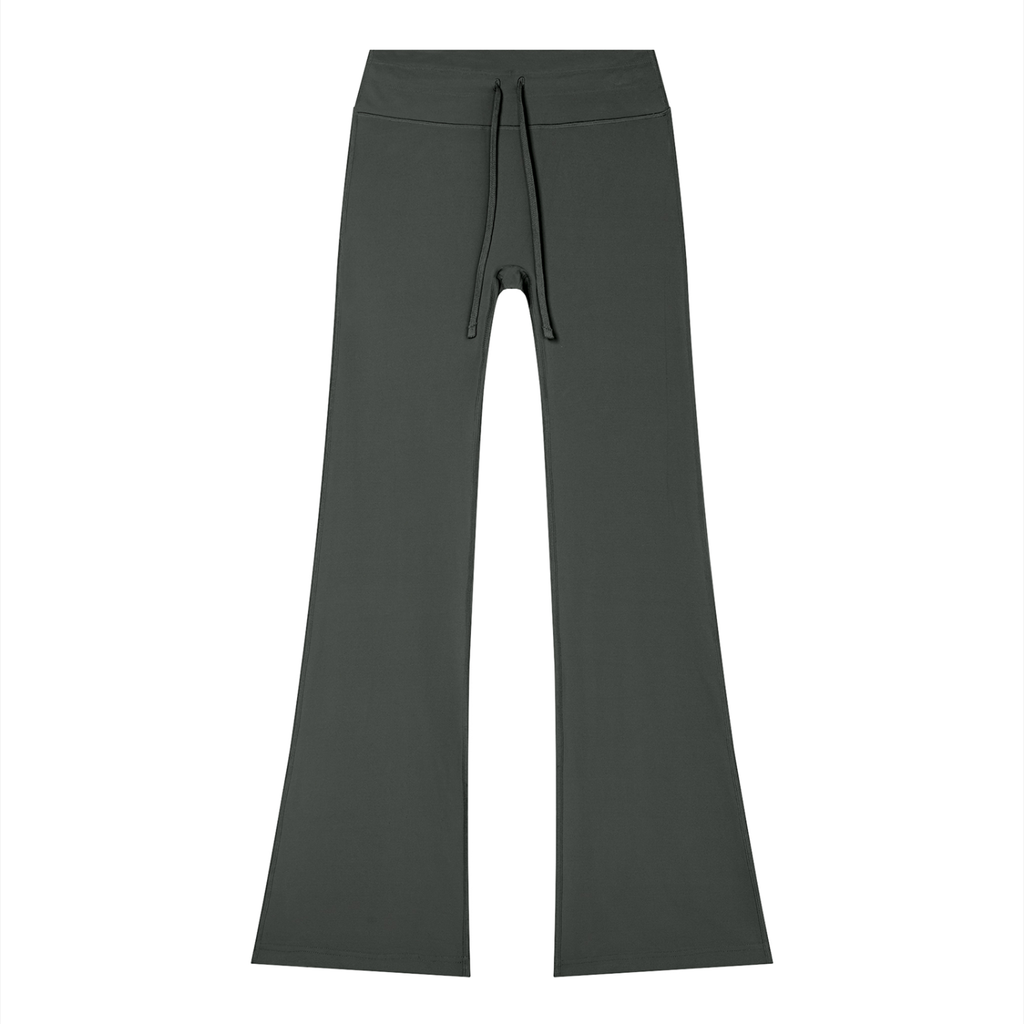 Women's Flared Drawstring Leggings | High Rise Performance Yoga Pants