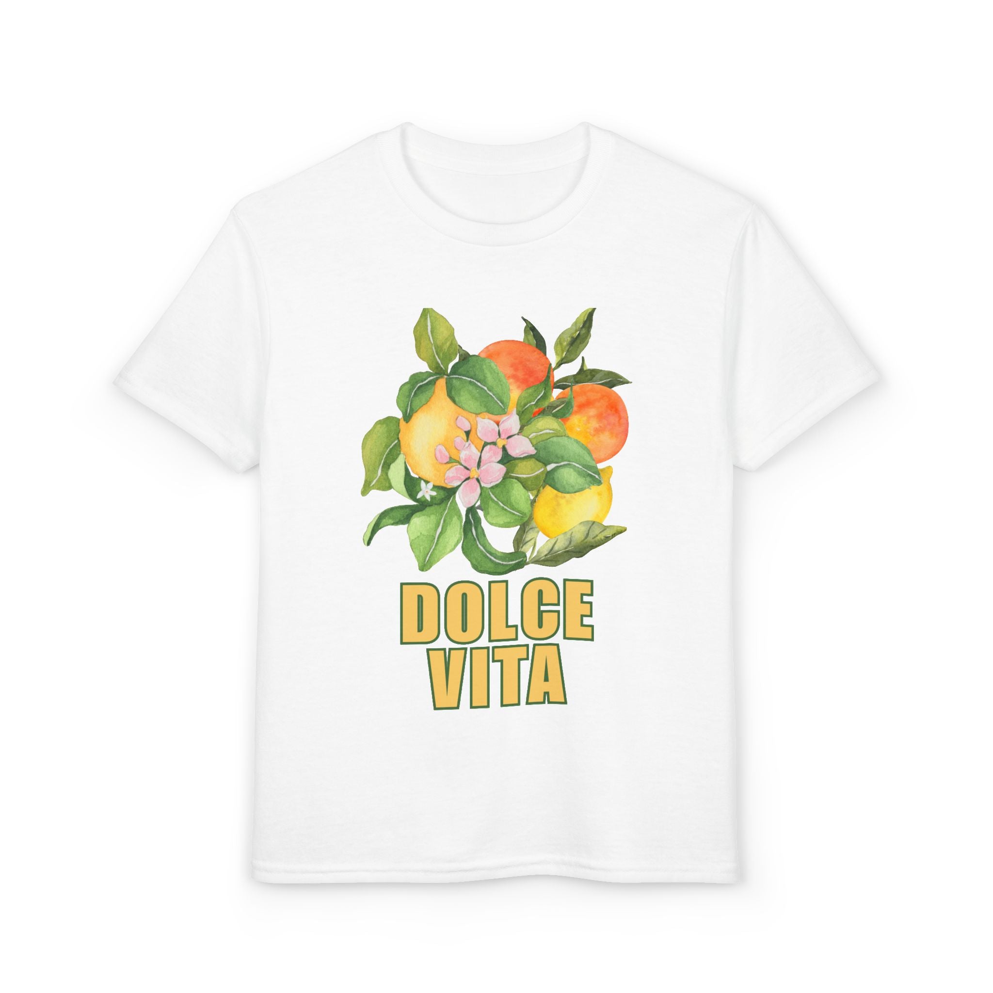 Dolce Vita Youth T‑Shirt — Citrus Floral Graphic Tee
