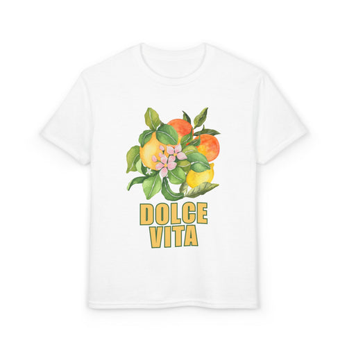 Dolce Vita Youth T‑Shirt — Citrus Floral Graphic Tee