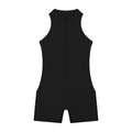 Women's Quarter-Zip Romper | Athletic One-Piece Activewear