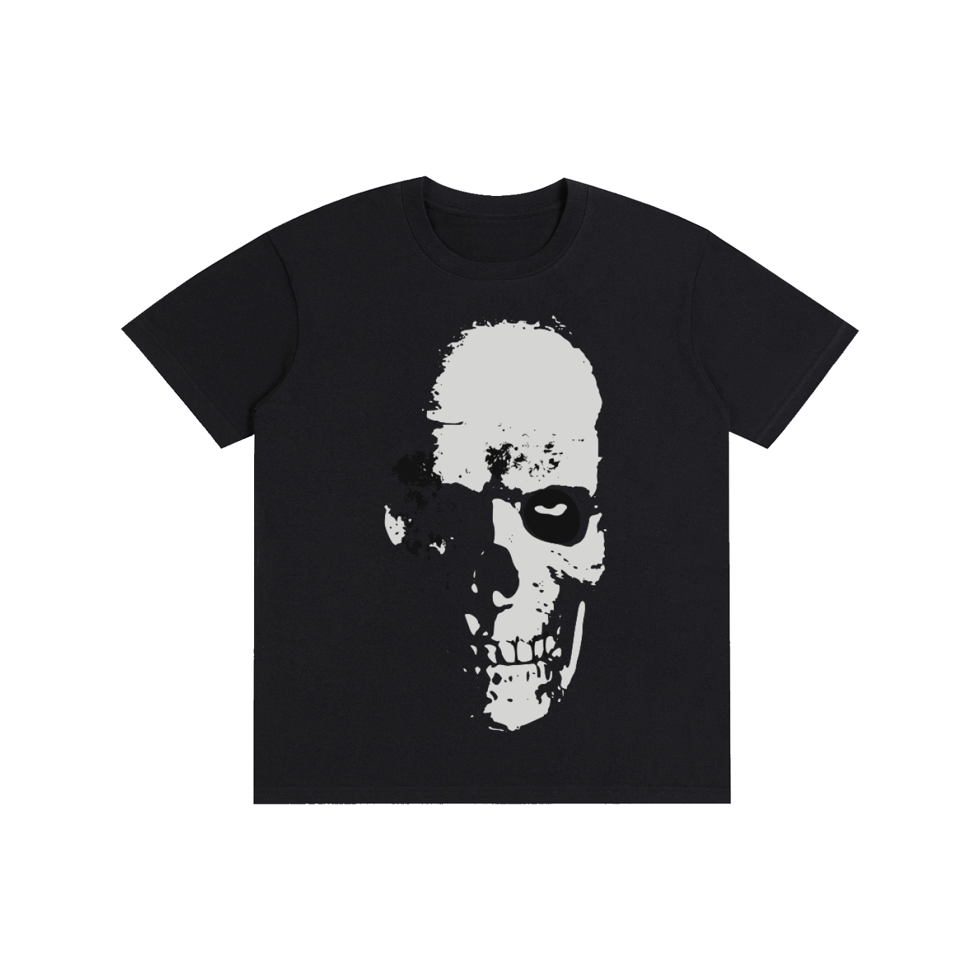 Skeleton Women's Graphic Tee | 100% Cotton Vintage Skull Shirt