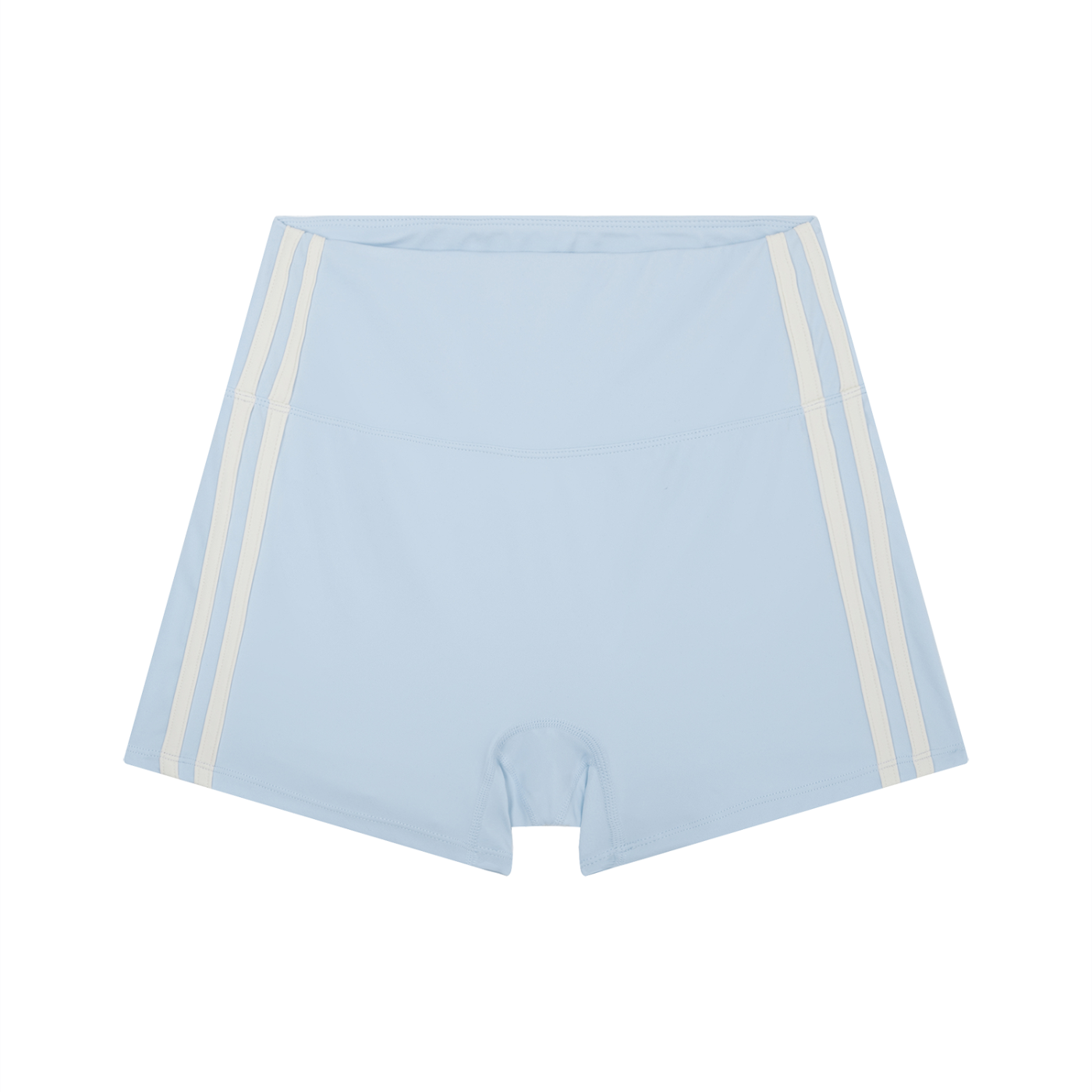 Women's High-Waist Color Block Stripe Athletic Shorts | Performance Workout Shorts