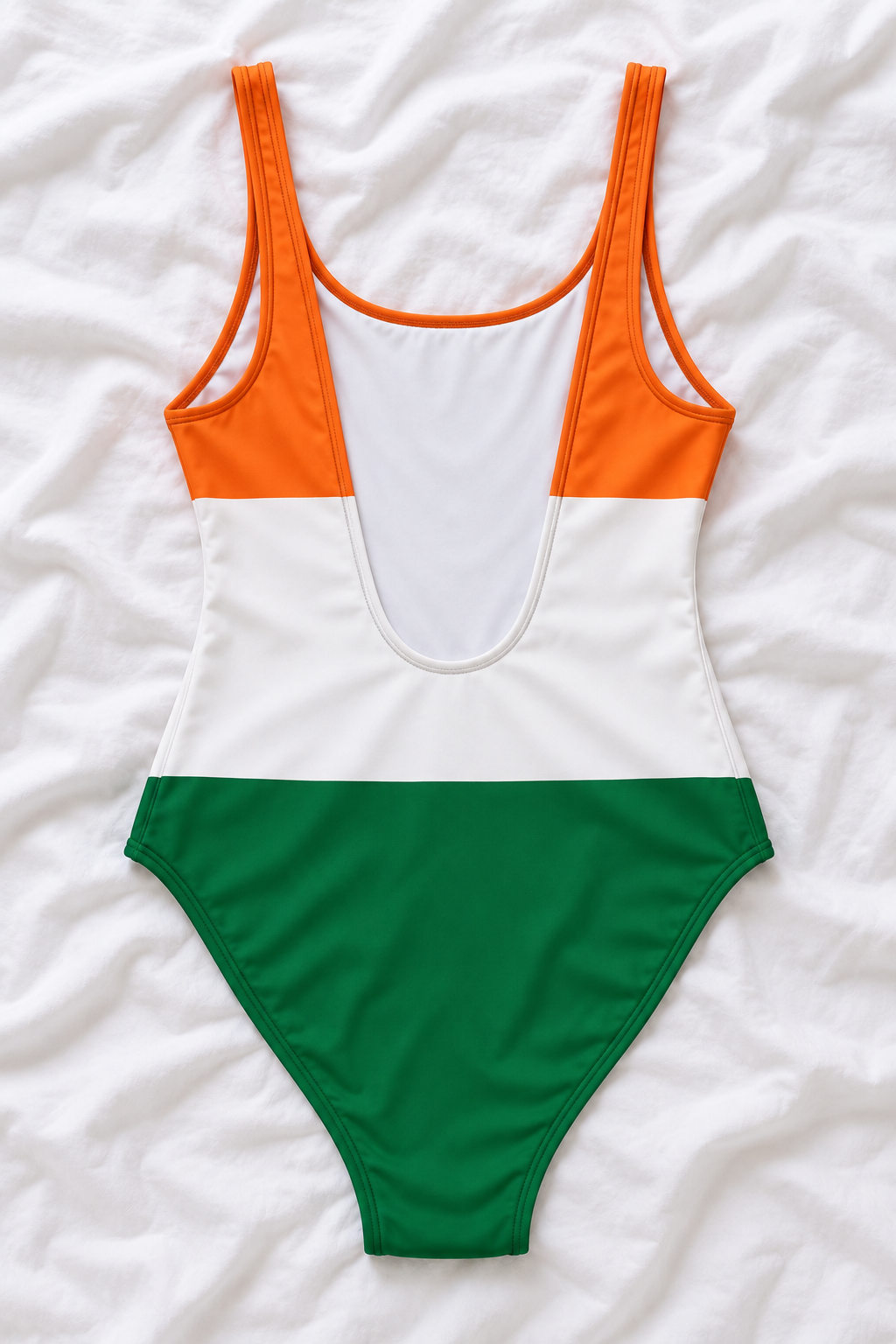 India Flag One-Piece Swimsuit – Women’s Indian Flag Swimwear