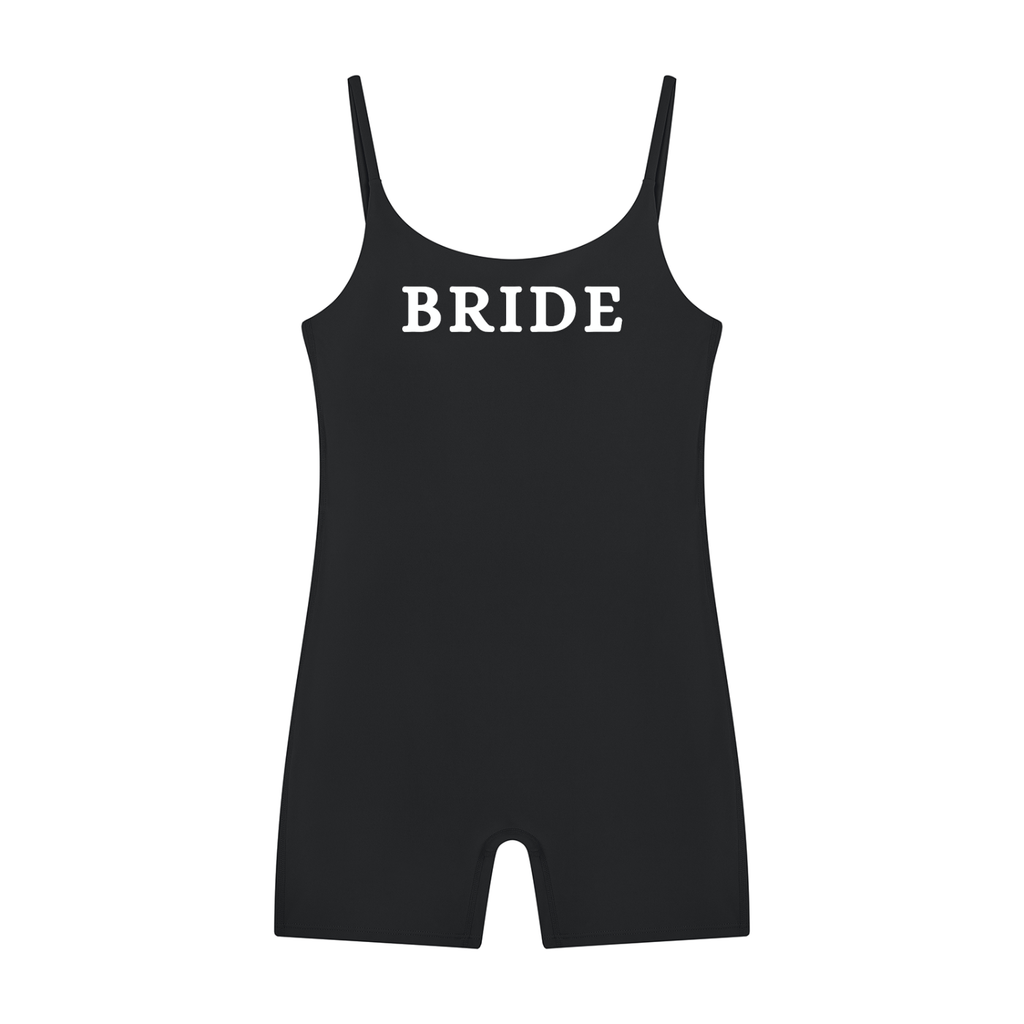 Bride Women's Athletic Romper | Bridal Activewear One Piece