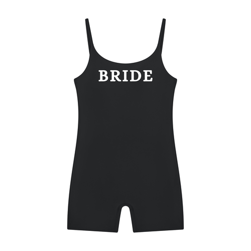 Bride Women's Athletic Romper | Bridal Activewear One Piece