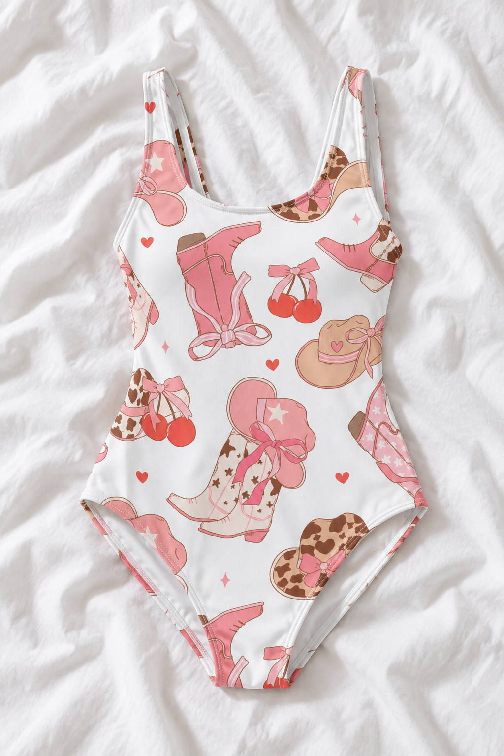 Western One-Piece Swimsuit – Women’s Cowgirl Swimwear