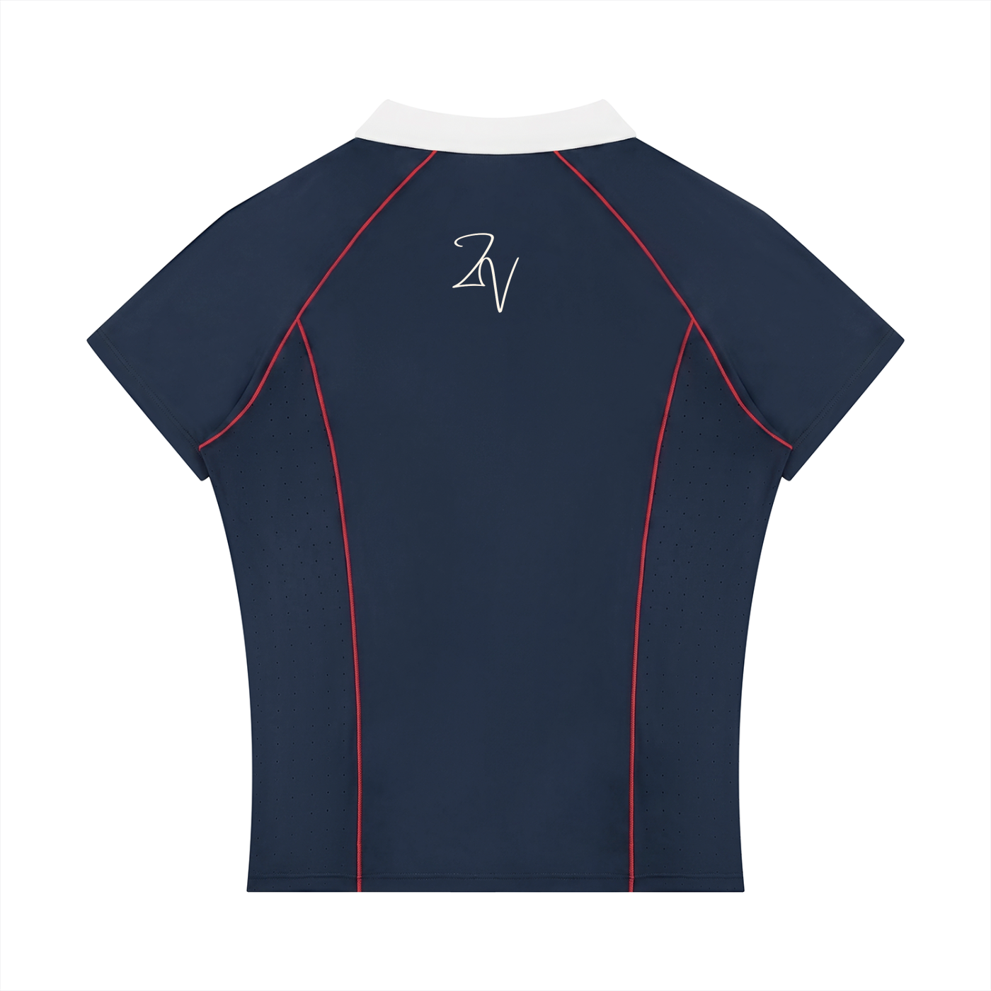 Women's Slim Fit Quarter-Zip Polo Shirt | Athletic Performance Golf Top