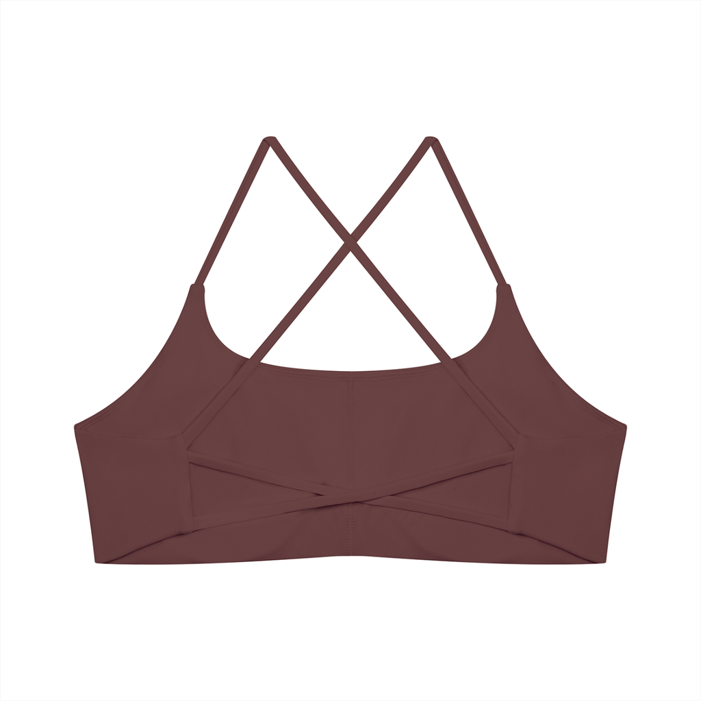 Women's Cross Back Sports Bra | Built-In Padded Athletic Workout Bra