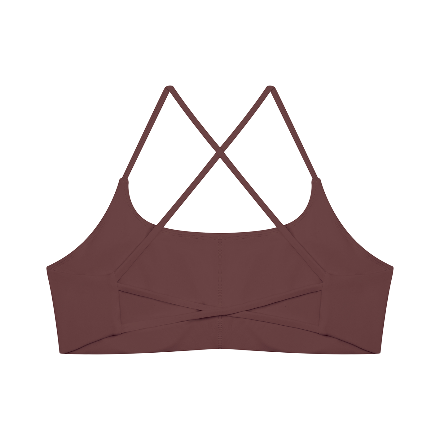 Women's Cross Back Sports Bra | Built-In Padded Athletic Workout Bra