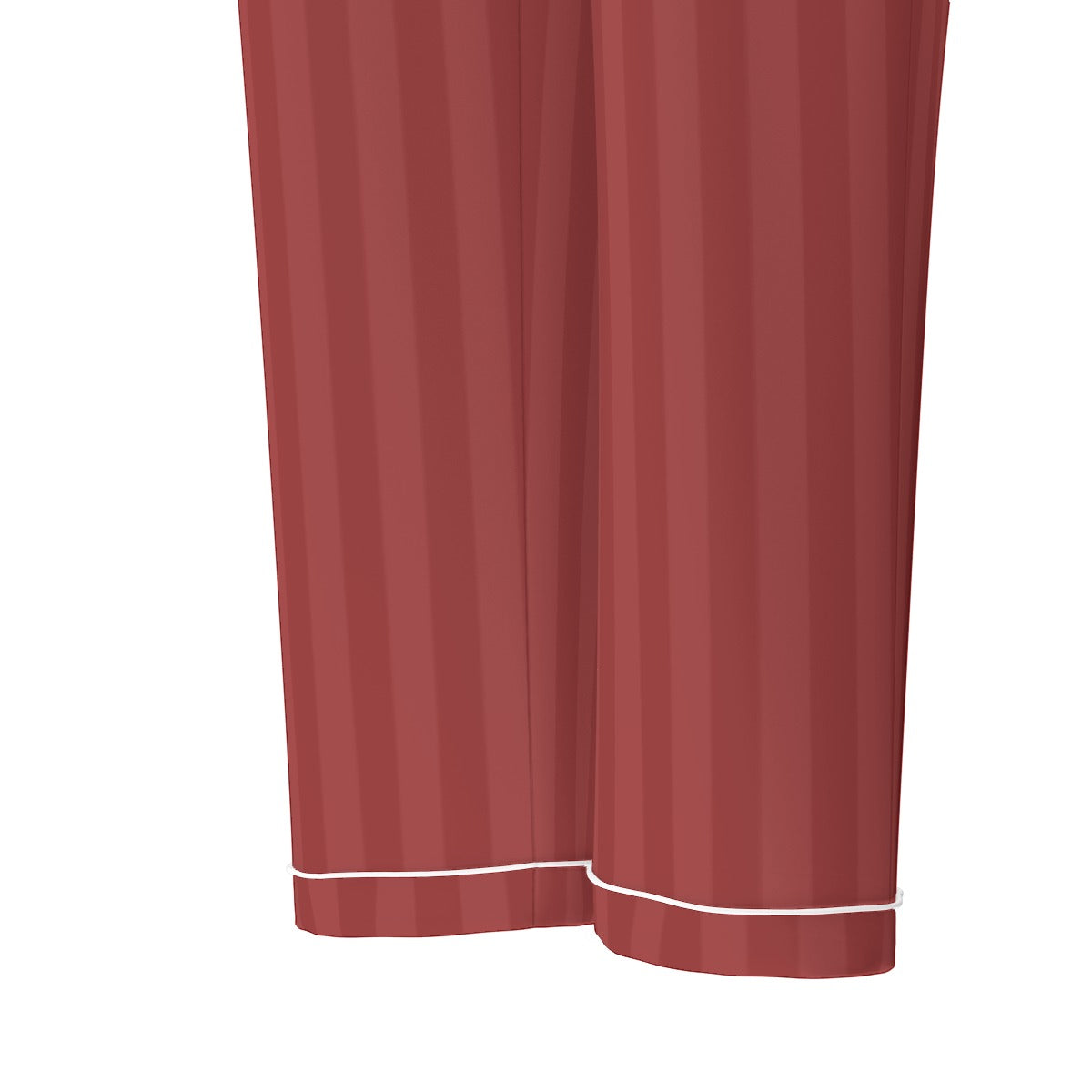 Women's Dusty Rose Striped Silky Long Sleeve Pajama Set