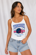 Tennessee Low Back Tank Top – Women’s Football Game Day Shirt, Backless Tailgate Top