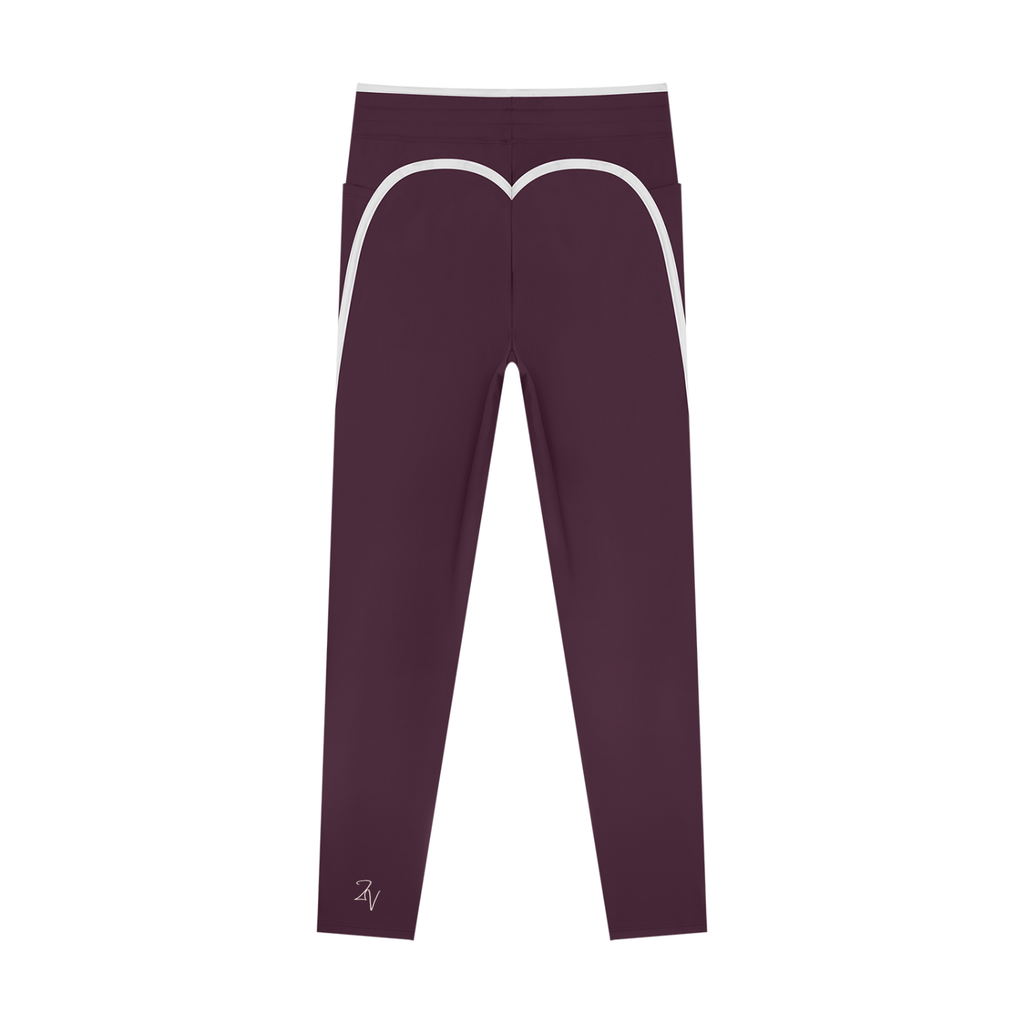 Women's Color Block Yoga Leggings | High-Waisted Athletic Performance Tights