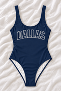 Dallas Football One-Piece Swimsuit – Women’s Game Day Swimwear