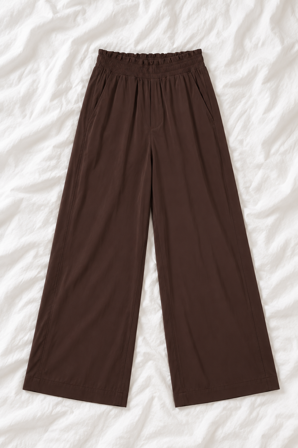 Women's High Rise Wide Leg Pants | Stretch Athleisure Lounge Pants