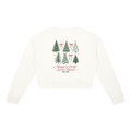 Merry in Every Little Detail Women's Cropped Christmas Sweatshirt