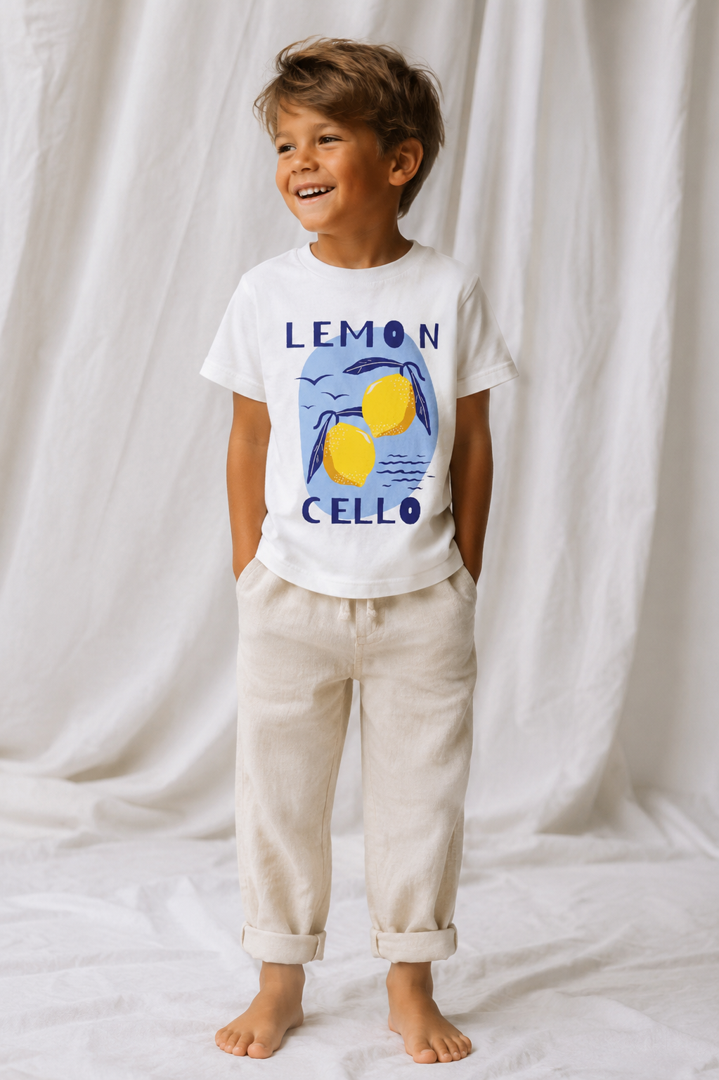 Lemon Cello Toddler T-Shirt — Cute Citrus Graphic Tee for Kids
