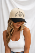 Isle of Palms Embroidered 5-Panel Cap | Adjustable Mid-Profile Snapback Hat