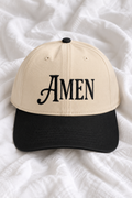 Amen Embroidered 5-Panel Cap | Adjustable Mid-Profile Snapback Hat