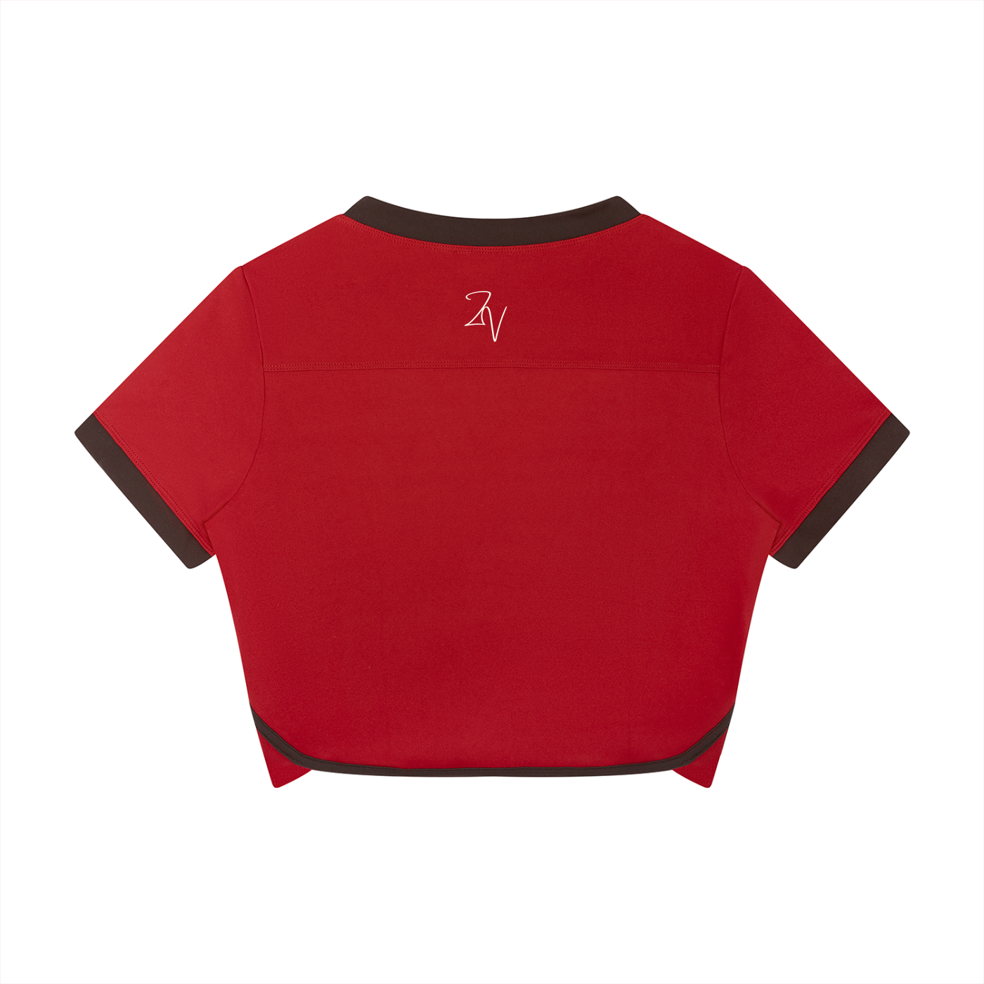 Women's Color Block Performance Crop T-Shirt | Athletic Workout Activewear Top