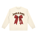 Boots & Bows Western Graphic Crewneck Sweatshirt – Cowgirl Bow Pullover