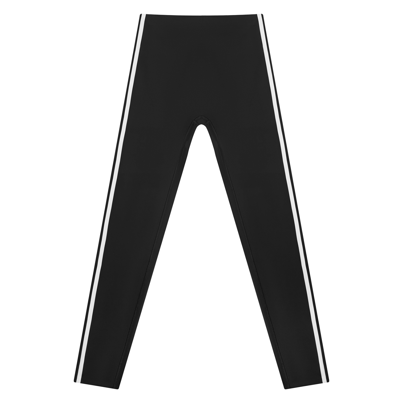 Women's High Rise Ankle Length Striped Leggings | Athletic Performance Workout Leggings
