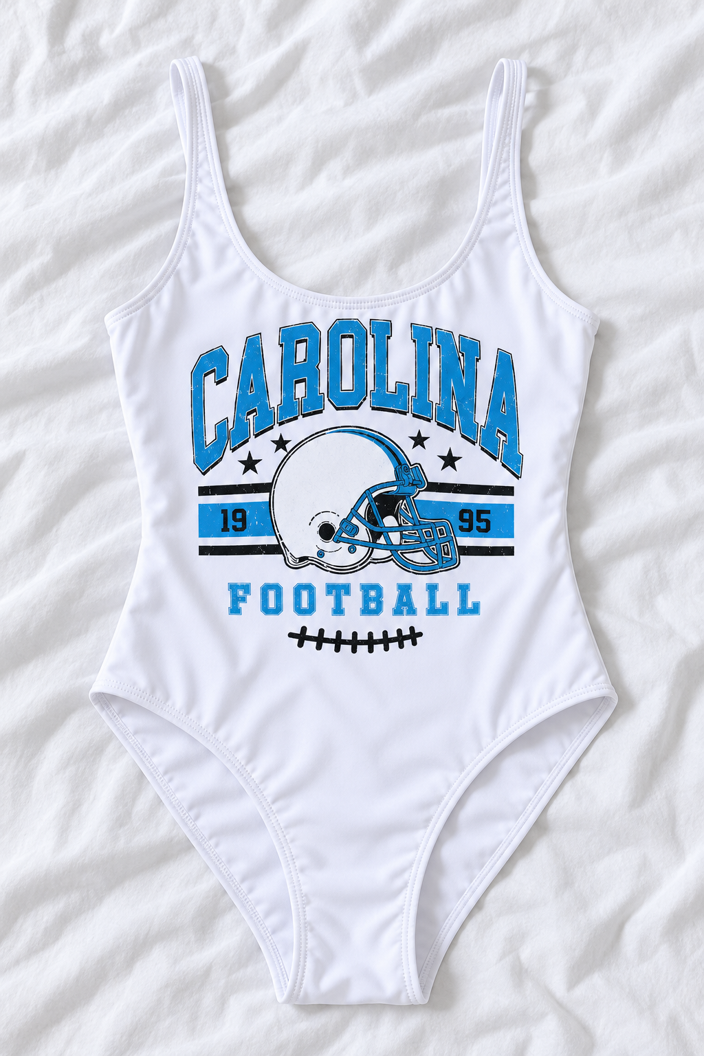 Carolina Football One-Piece Swimsuit – Women’s Game Day Swimwear