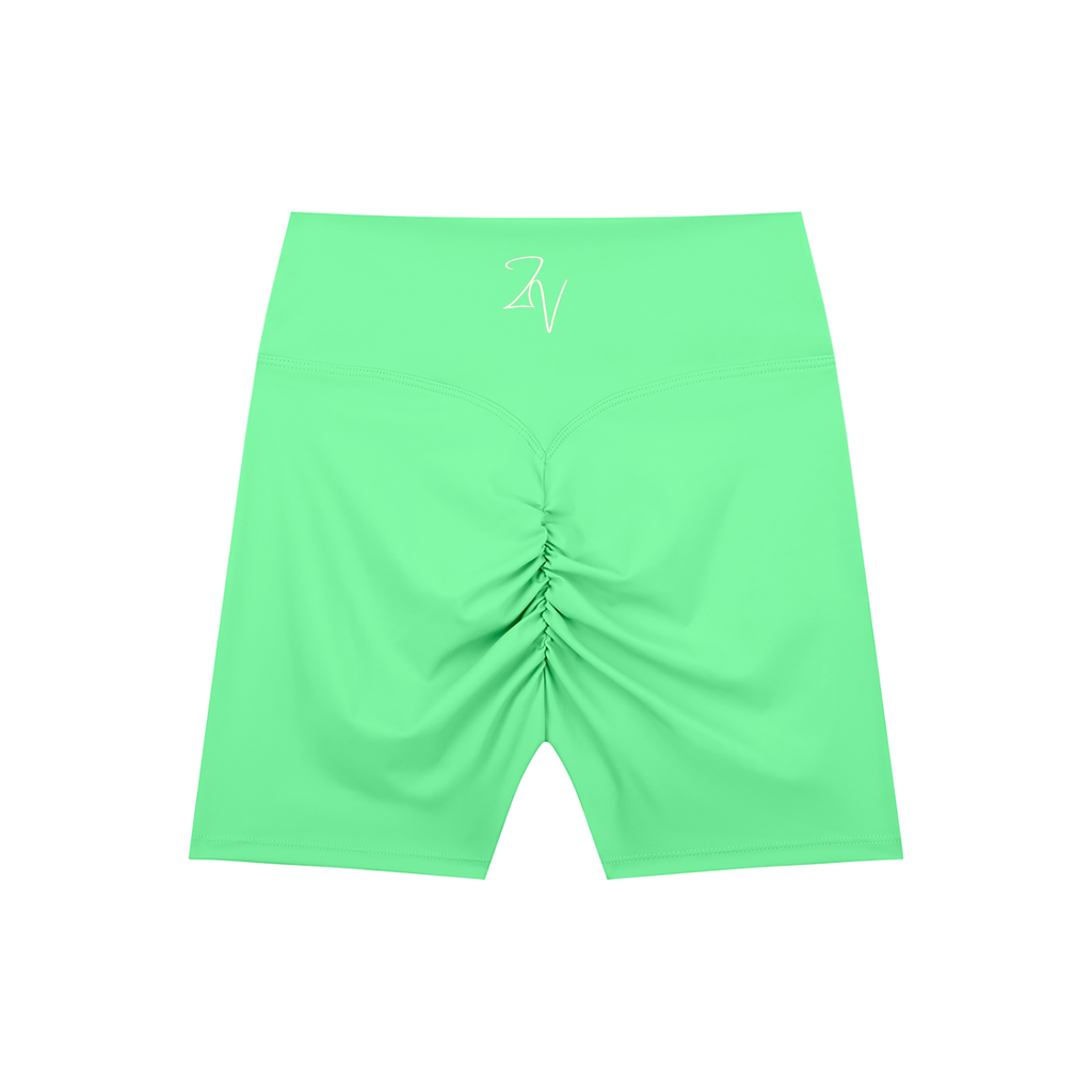 Women's High-Waisted Scrunch Butt Biker Shorts | Athletic Performance Workout Shorts