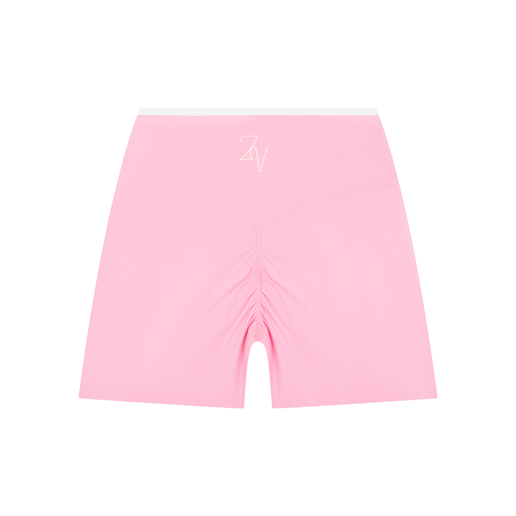Women's High Rise Color Block Biker Shorts | Athletic Workout Shorts