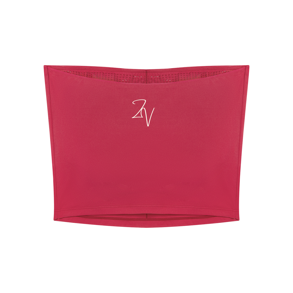 Women's Cropped Tube Top | Built-In Padded Bandeau Top