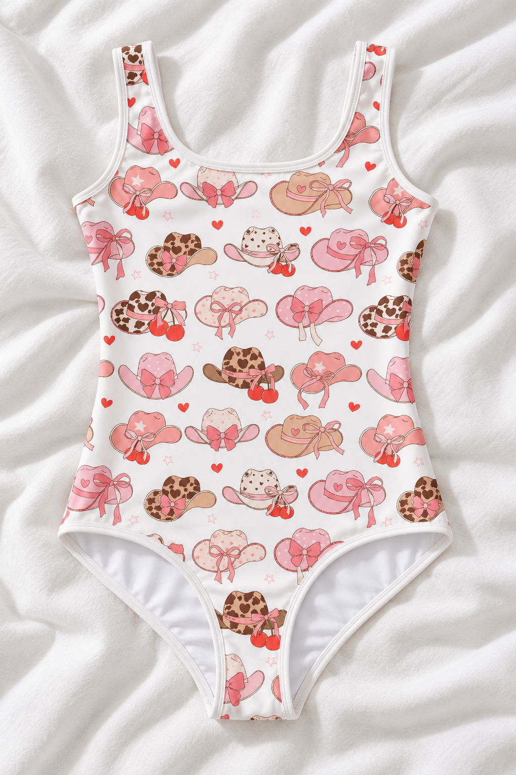 Little Kids Western One Piece Swimsuit | Cowgirl Summer Bathing Suit
