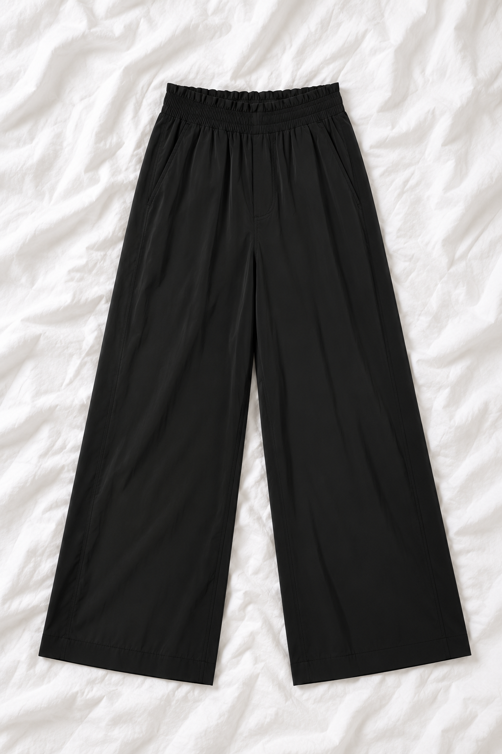 Women's High Rise Wide Leg Pants | Stretch Athleisure Lounge Pants