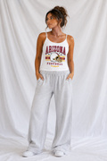 Arizona Low Back Tank Top – Women’s Football Game Day Shirt, Backless Tailgate Top