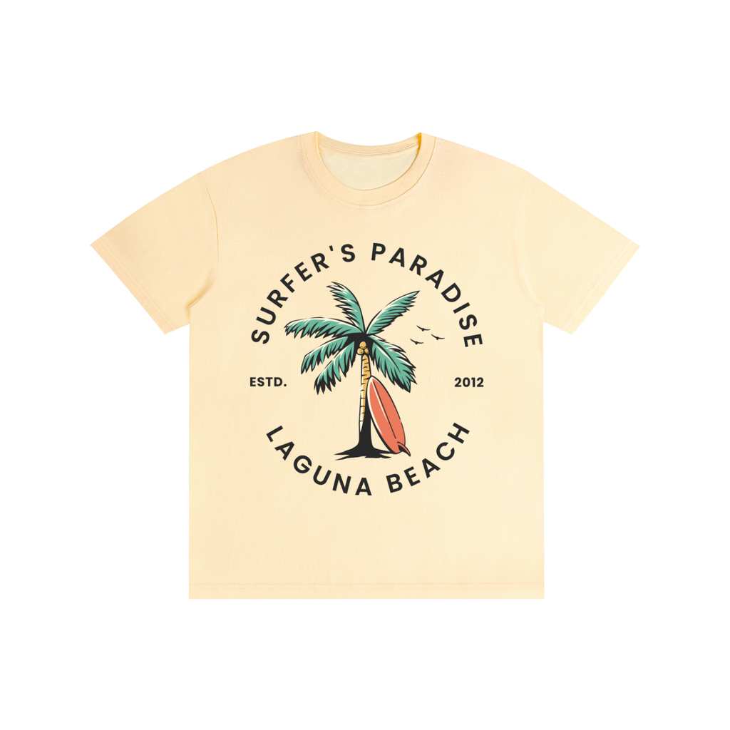 Laguna Beach Surfers Paradise Women's Graphic Tee | 100% Cotton Coastal Beach Shirt