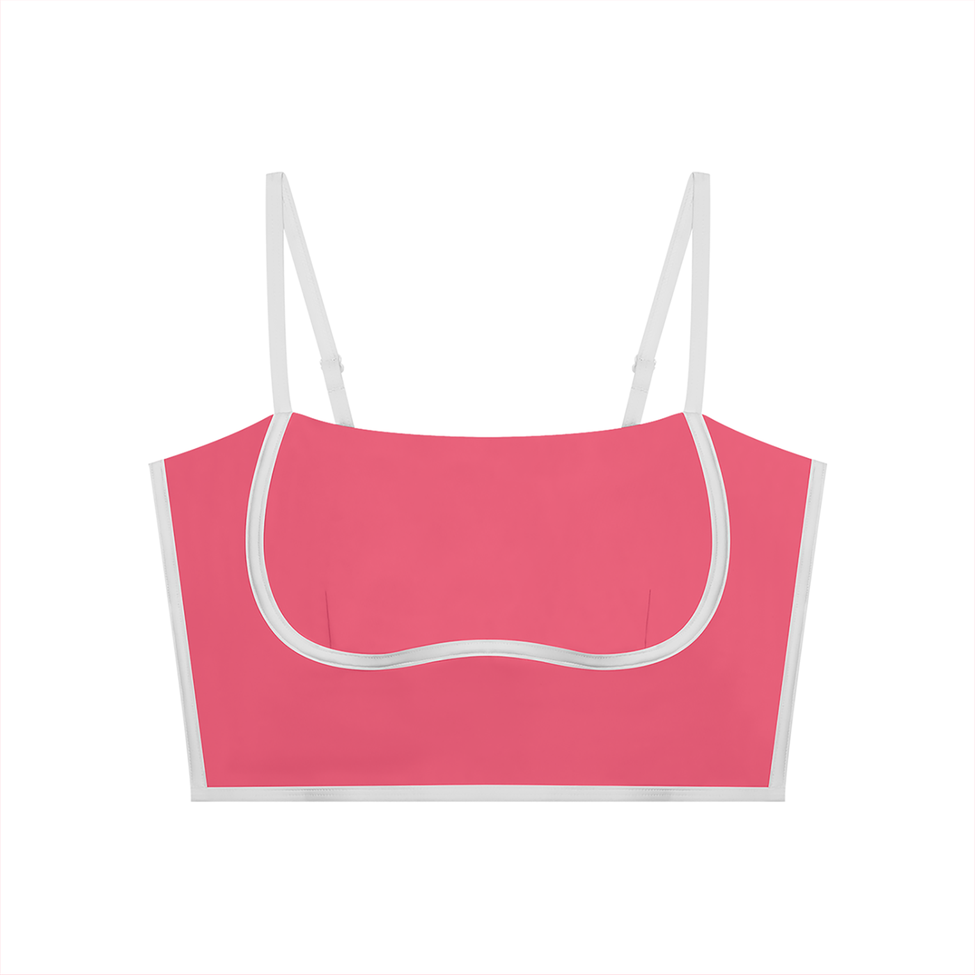Women's Color Block Adjustable Sports Bra | Built-In Padded Athletic Workout Bra
